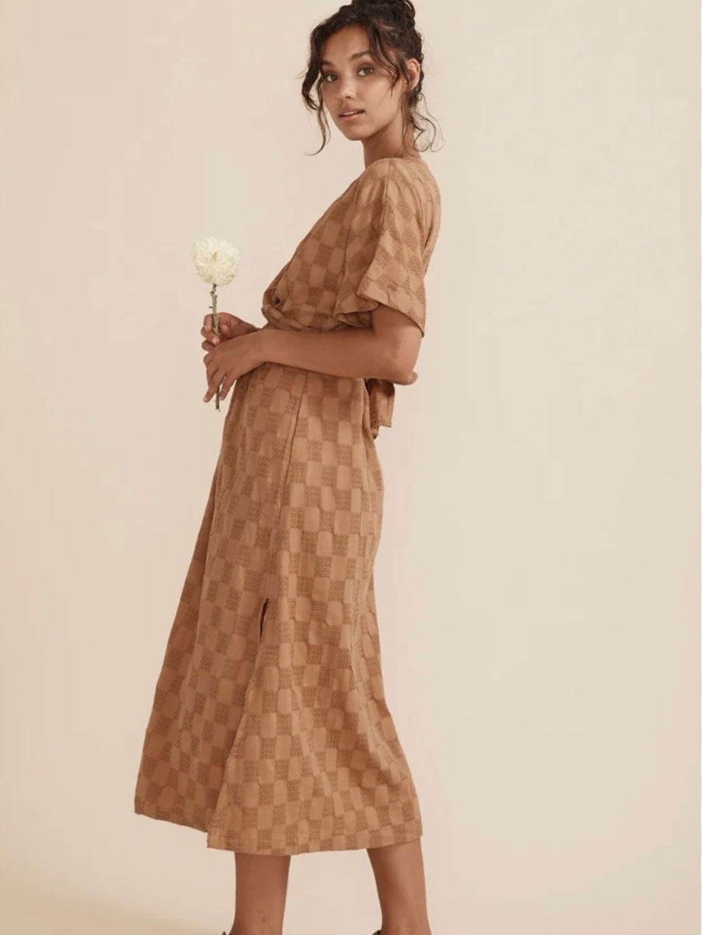 Opia Harper Wrap Midi Dress - Picture 2 of 5